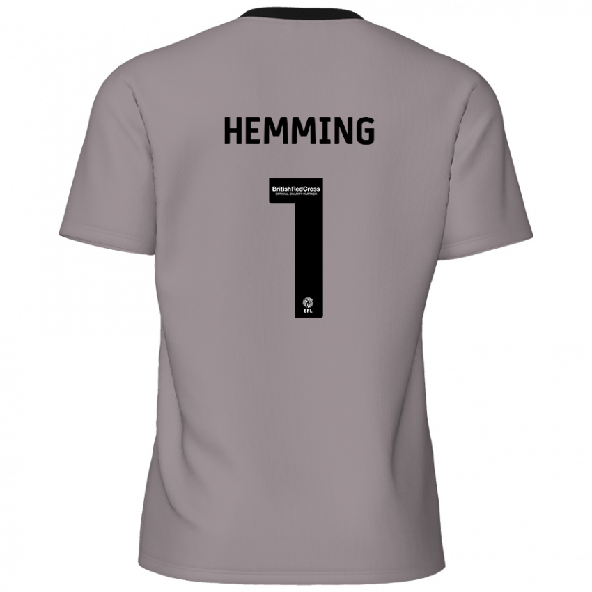 Niño Camiseta Zach Hemming #1 Gris 2ª Equipación 2024/25 La Camisa México