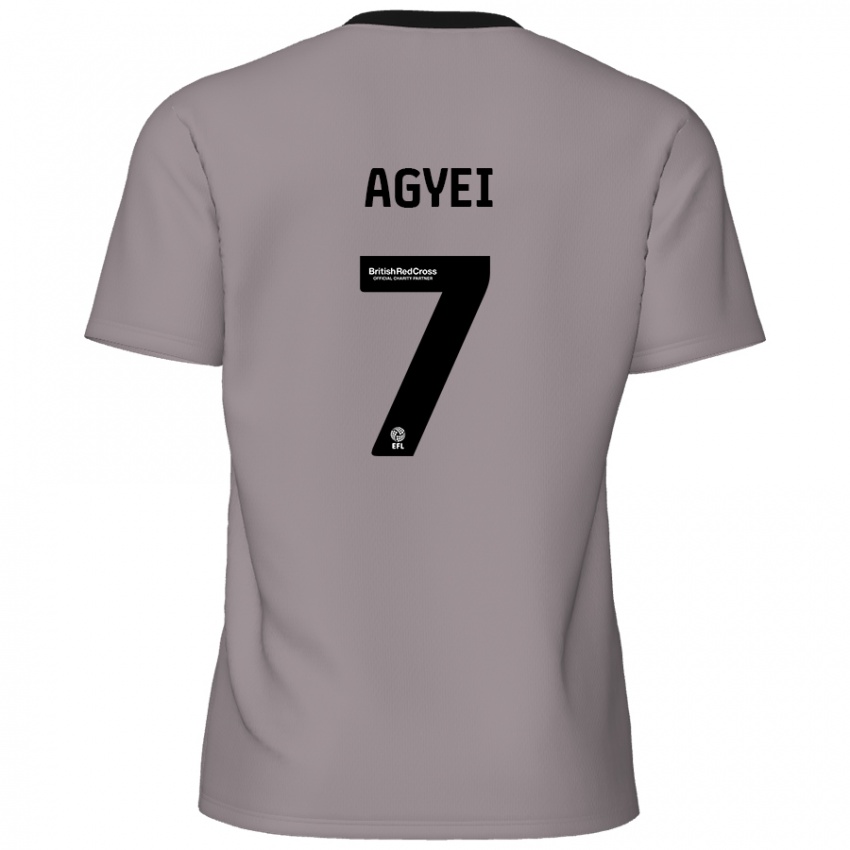 Niño Camiseta Dan Agyei #7 Gris 2ª Equipación 2024/25 La Camisa México