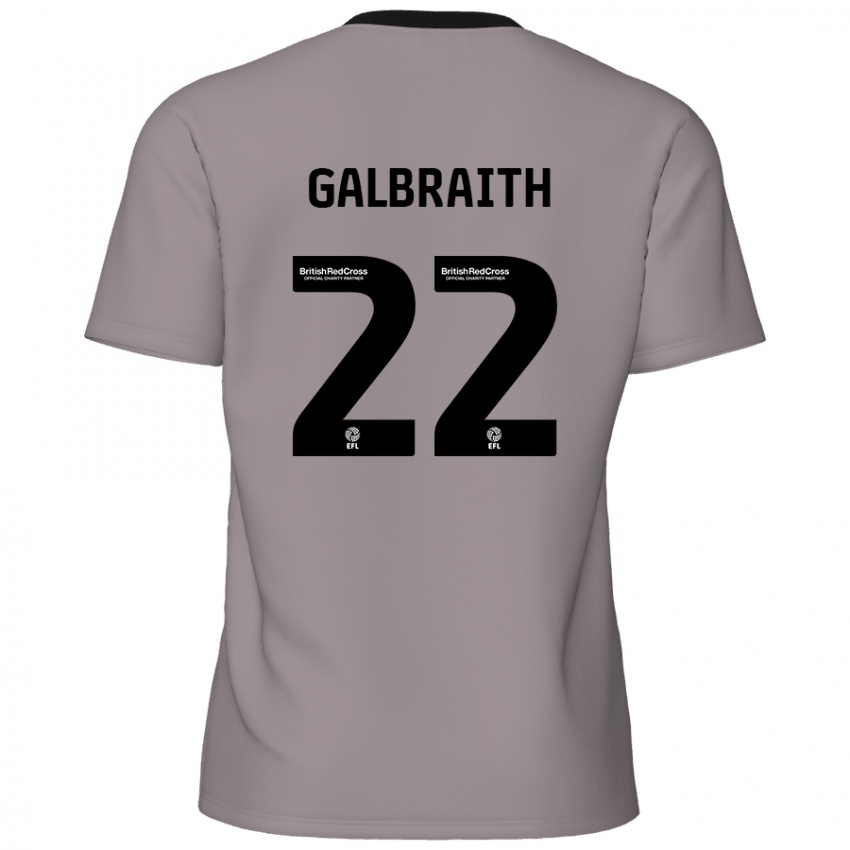 Niño Camiseta Ethan Galbraith #22 Gris 2ª Equipación 2024/25 La Camisa México