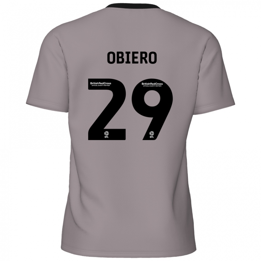 Niño Camiseta Zech Obiero #29 Gris 2ª Equipación 2024/25 La Camisa México