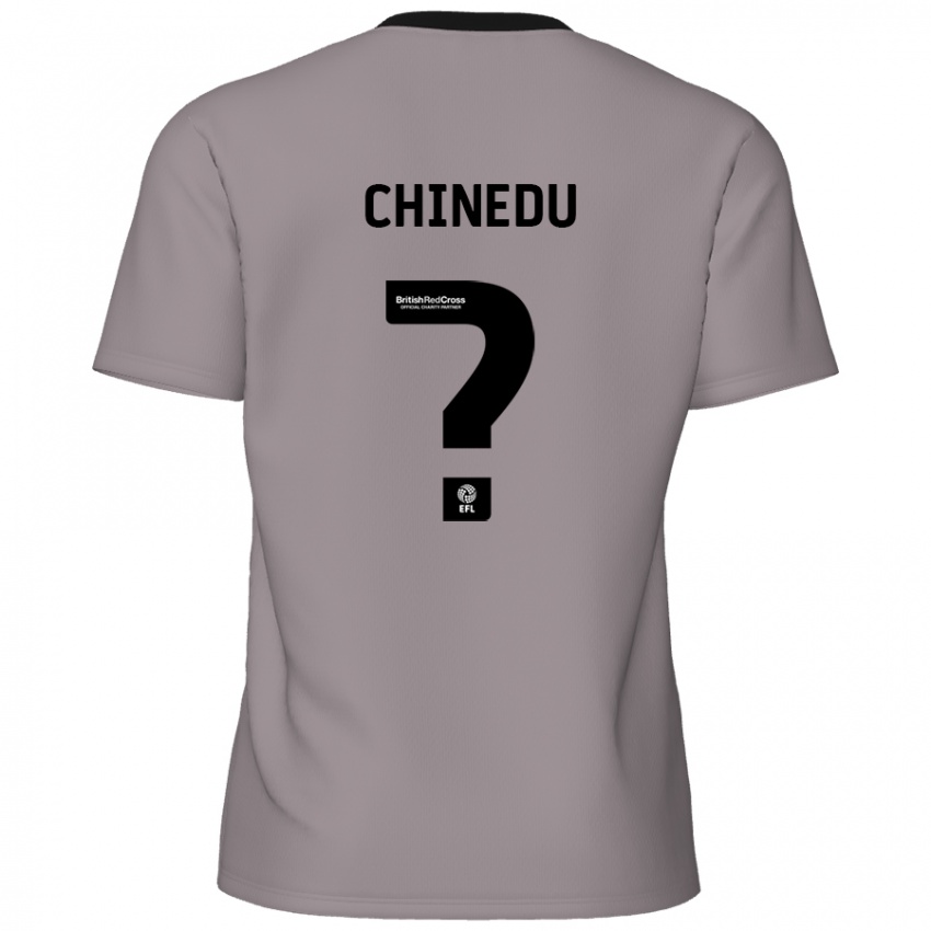 Niño Camiseta Phillip Chinedu #0 Gris 2ª Equipación 2024/25 La Camisa México