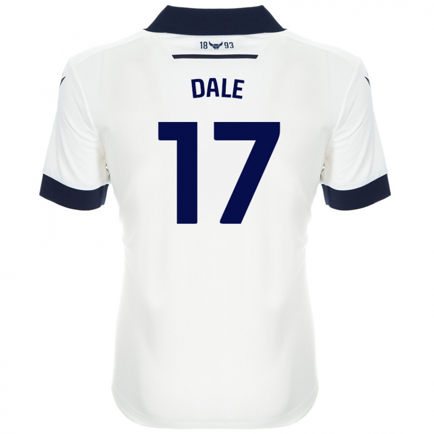 Niño Camiseta Owen Dale #17 Blanco Azul Marino 2ª Equipación 2024/25 La Camisa México