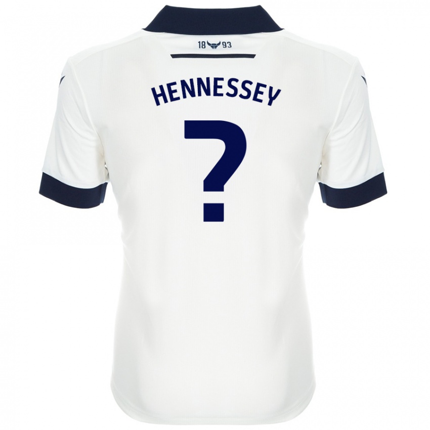 Niño Camiseta Laura Hennessey #0 Blanco Azul Marino 2ª Equipación 2024/25 La Camisa México