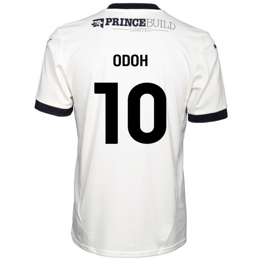 Niño Camiseta Abraham Odoh #10 Blanquecino Negro 2ª Equipación 2024/25 La Camisa México