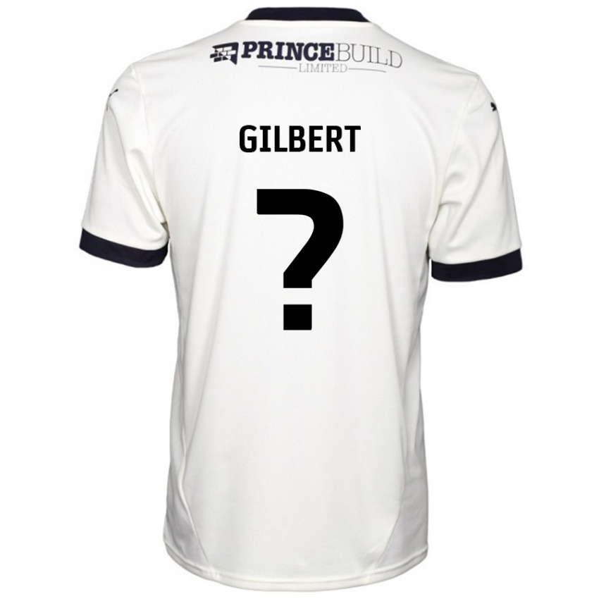 Niño Camiseta Luke Gilbert #0 Blanquecino Negro 2ª Equipación 2024/25 La Camisa México