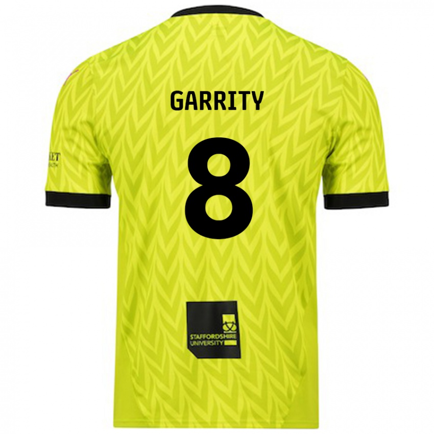 Niño Camiseta Ben Garrity #8 Verde Fluorescente 2ª Equipación 2024/25 La Camisa México