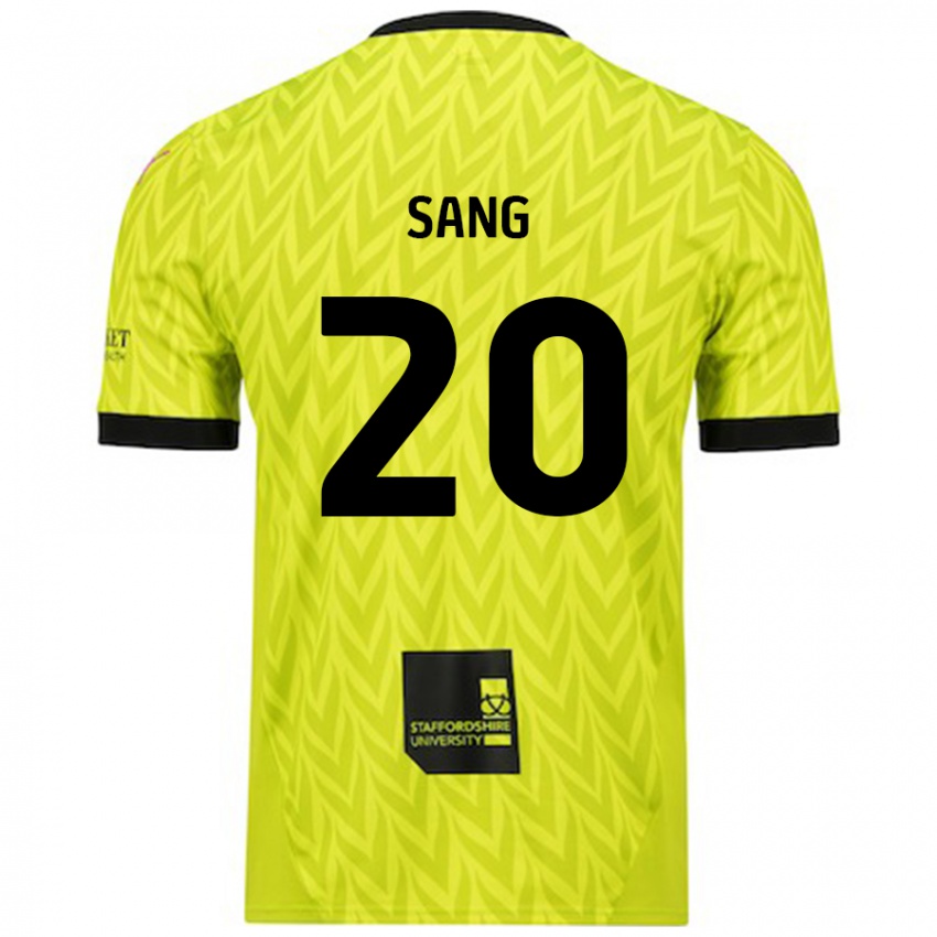 Niño Camiseta Tom Sang #20 Verde Fluorescente 2ª Equipación 2024/25 La Camisa México