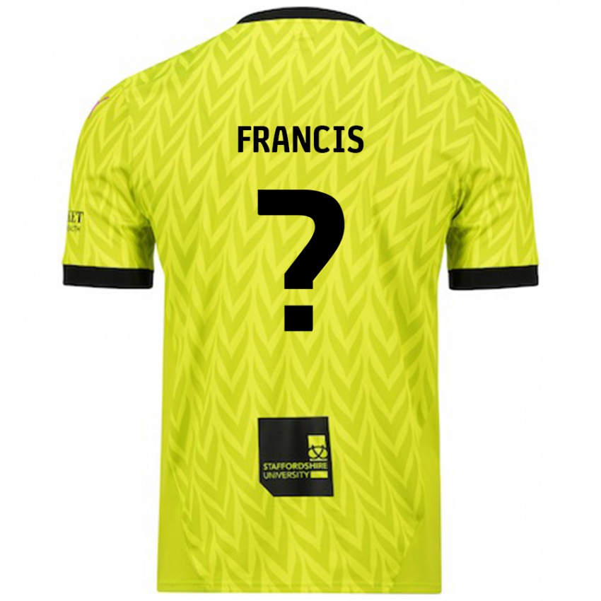 Niño Camiseta Louis Francis #0 Verde Fluorescente 2ª Equipación 2024/25 La Camisa México