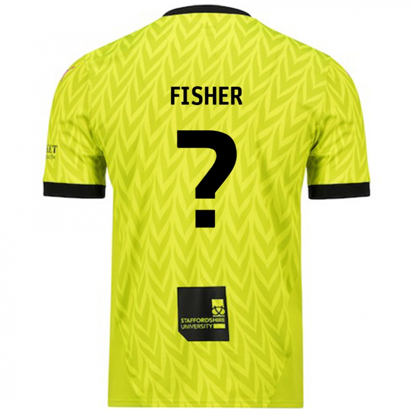 Niño Camiseta Elijah Fisher #0 Verde Fluorescente 2ª Equipación 2024/25 La Camisa México