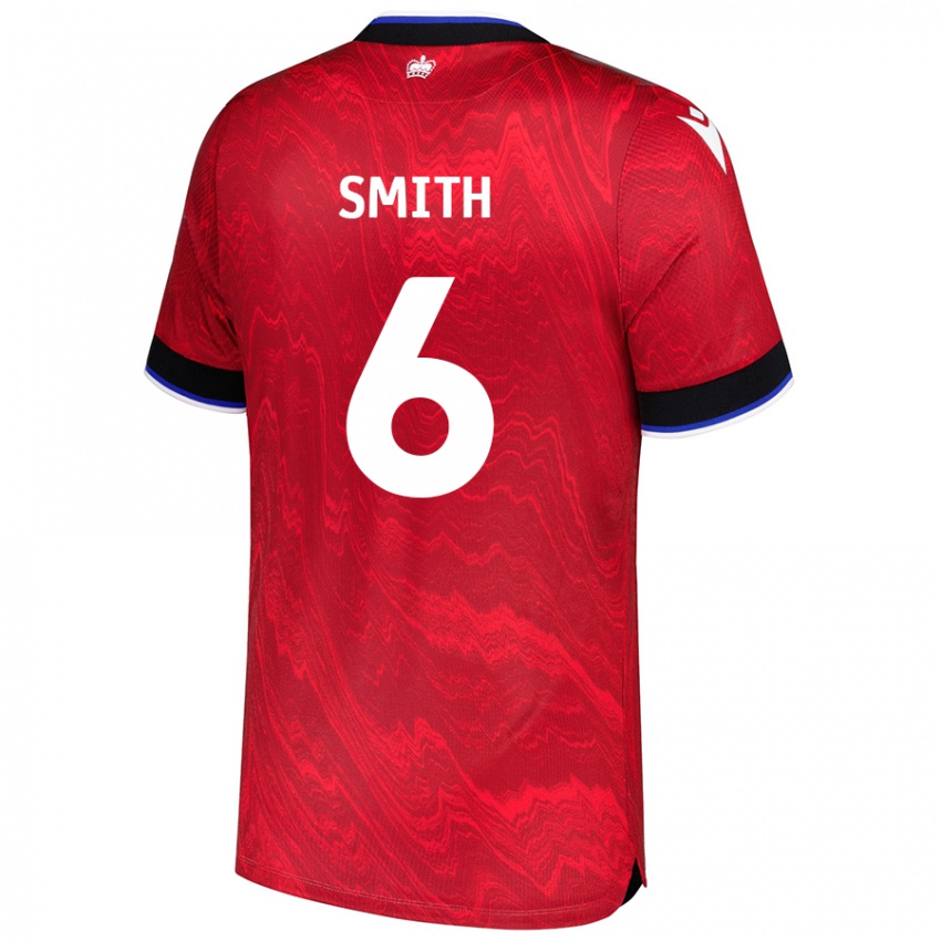 Niño Camiseta Caitlin Smith #6 Rojo Negro 2ª Equipación 2024/25 La Camisa México