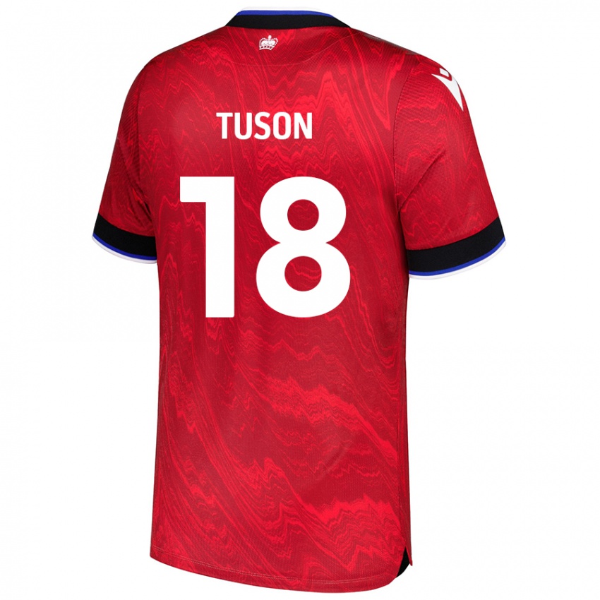 Niño Camiseta Freya Meadows-Tuson #18 Rojo Negro 2ª Equipación 2024/25 La Camisa México