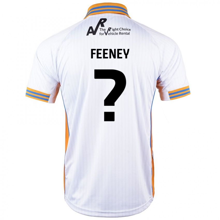 Niño Camiseta Josh Feeney #0 Blanco 2ª Equipación 2024/25 La Camisa México