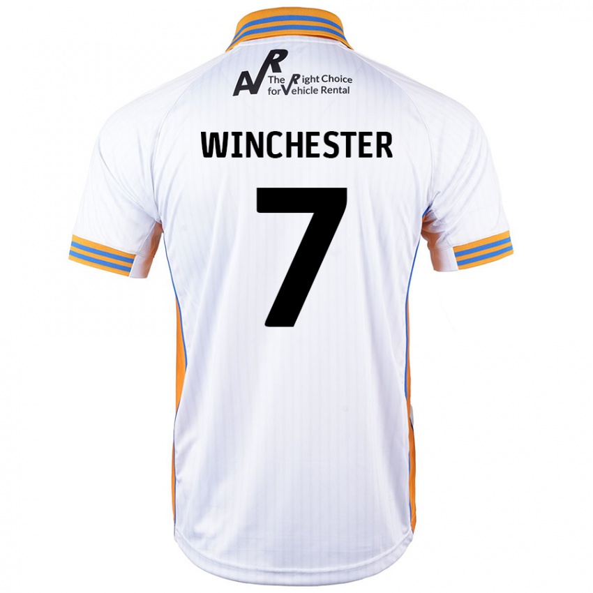 Niño Camiseta Carl Winchester #7 Blanco 2ª Equipación 2024/25 La Camisa México