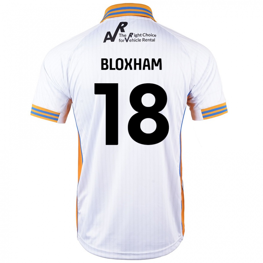 Niño Camiseta Tom Bloxham #18 Blanco 2ª Equipación 2024/25 La Camisa México