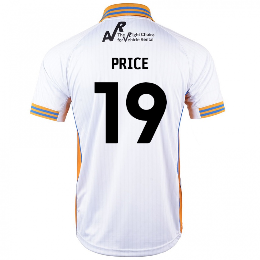 Niño Camiseta Jack Price #19 Blanco 2ª Equipación 2024/25 La Camisa México