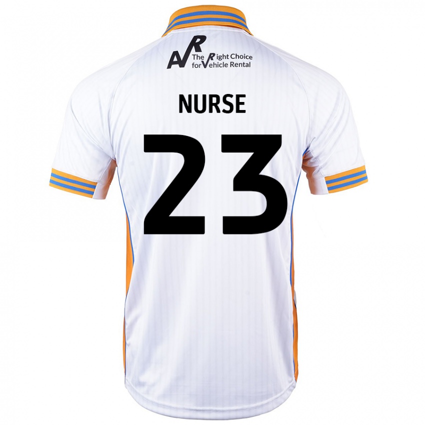 Niño Camiseta George Nurse #23 Blanco 2ª Equipación 2024/25 La Camisa México