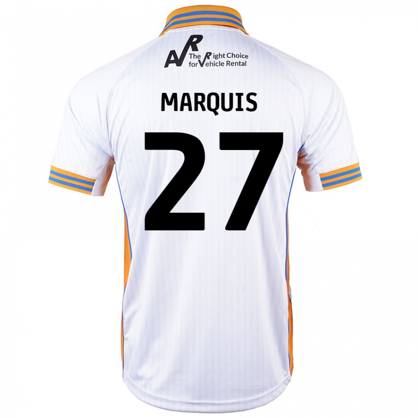 Niño Camiseta John Marquis #27 Blanco 2ª Equipación 2024/25 La Camisa México