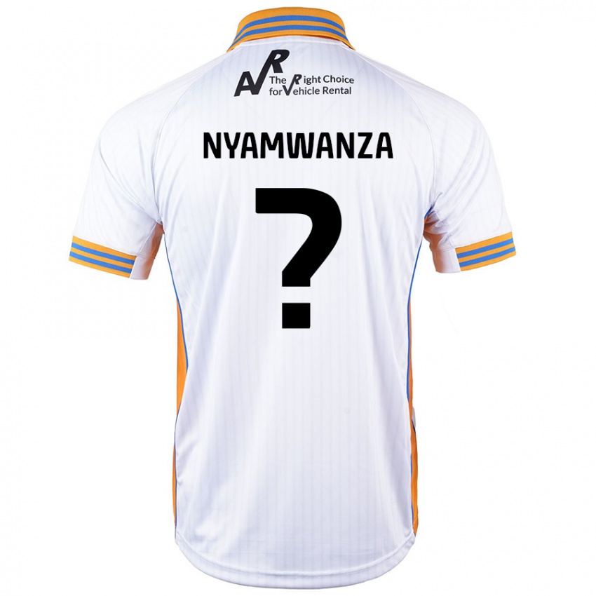 Niño Camiseta Simba Nyamwanza #0 Blanco 2ª Equipación 2024/25 La Camisa México