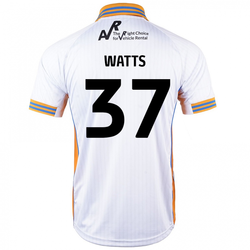 Niño Camiseta Harvey Watts #37 Blanco 2ª Equipación 2024/25 La Camisa México