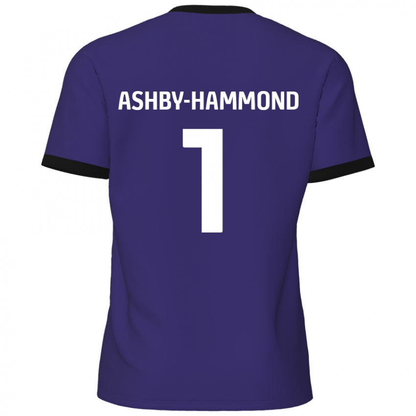 Niño Camiseta Taye Ashby-Hammond #1 Púrpura 2ª Equipación 2024/25 La Camisa México