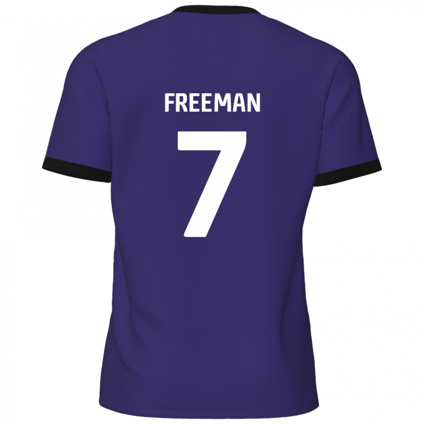 Niño Camiseta Nick Freeman #7 Púrpura 2ª Equipación 2024/25 La Camisa México