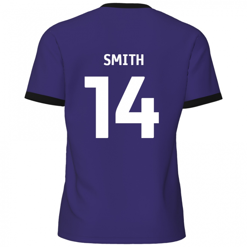 Niño Camiseta Kane Smith #14 Púrpura 2ª Equipación 2024/25 La Camisa México