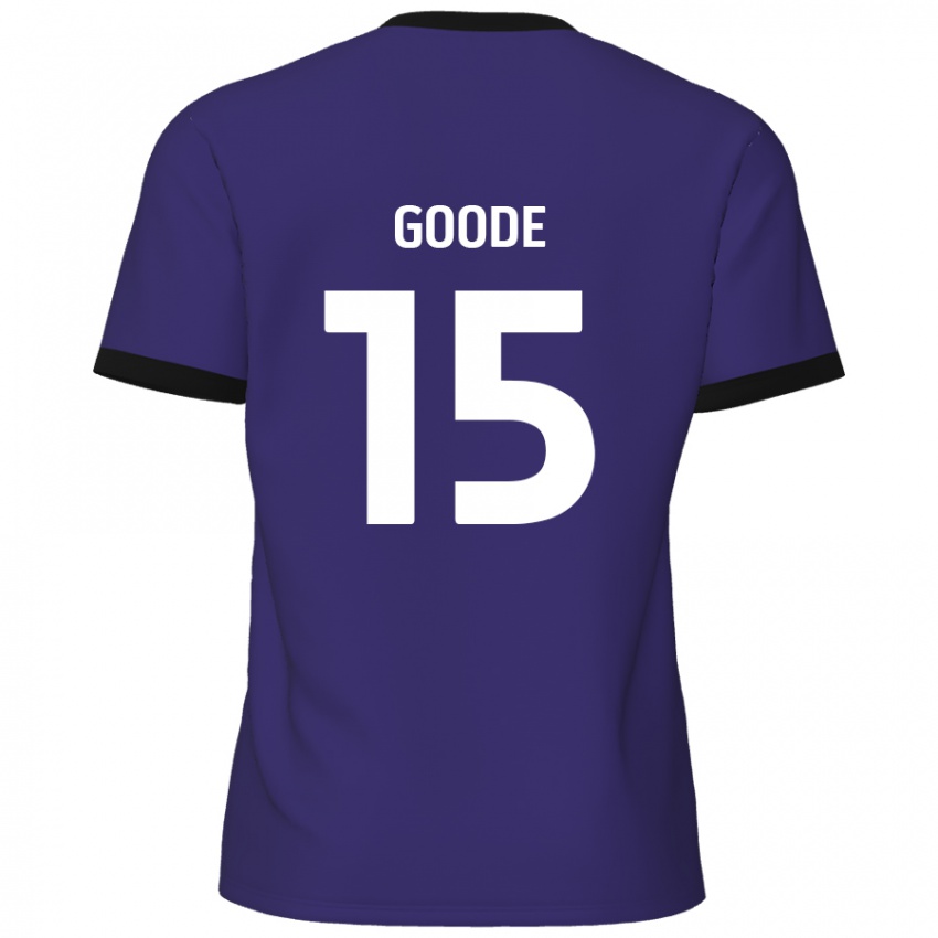 Niño Camiseta Charlie Goode #15 Púrpura 2ª Equipación 2024/25 La Camisa México