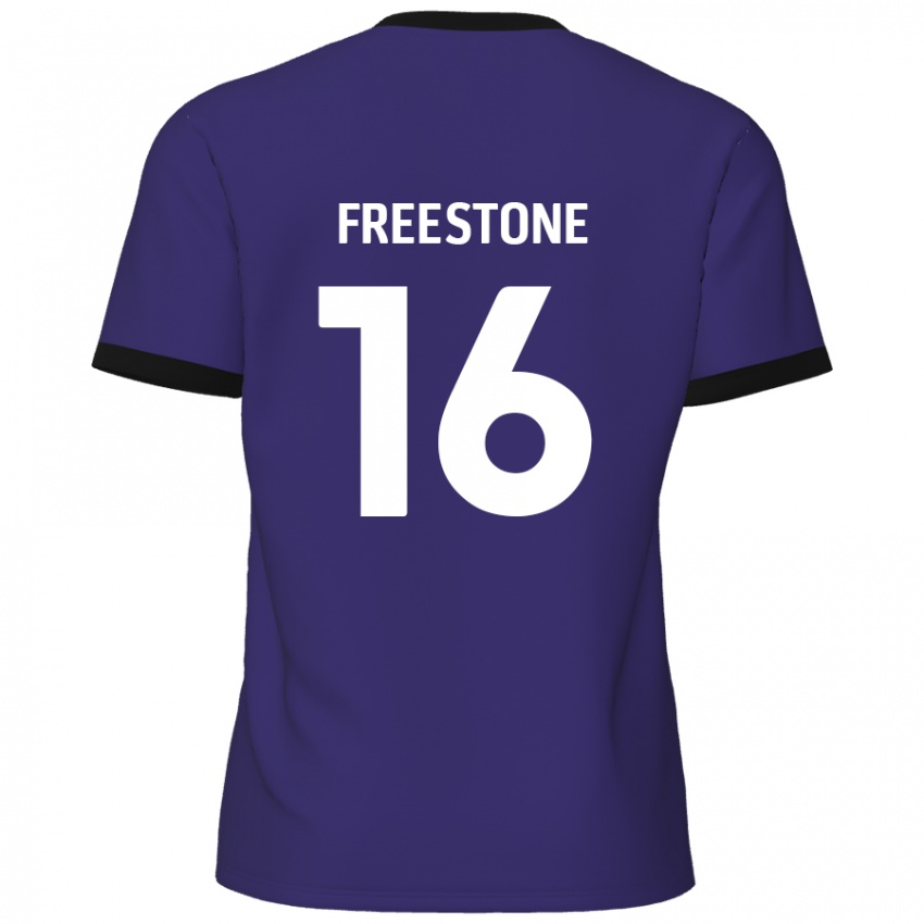 Niño Camiseta Lewis Freestone #16 Púrpura 2ª Equipación 2024/25 La Camisa México