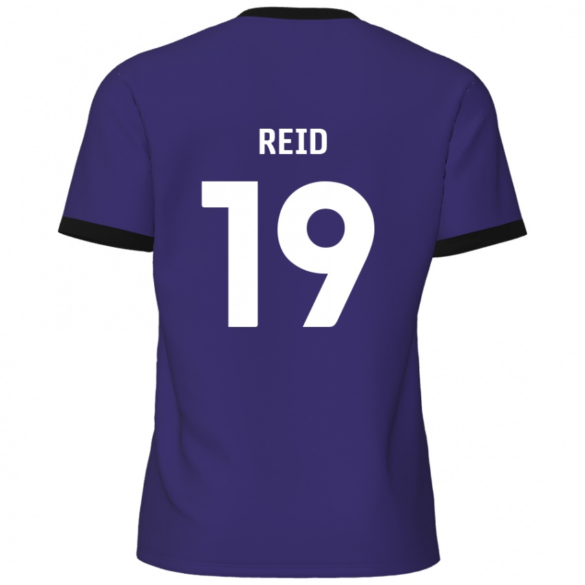 Niño Camiseta Jamie Reid #19 Púrpura 2ª Equipación 2024/25 La Camisa México