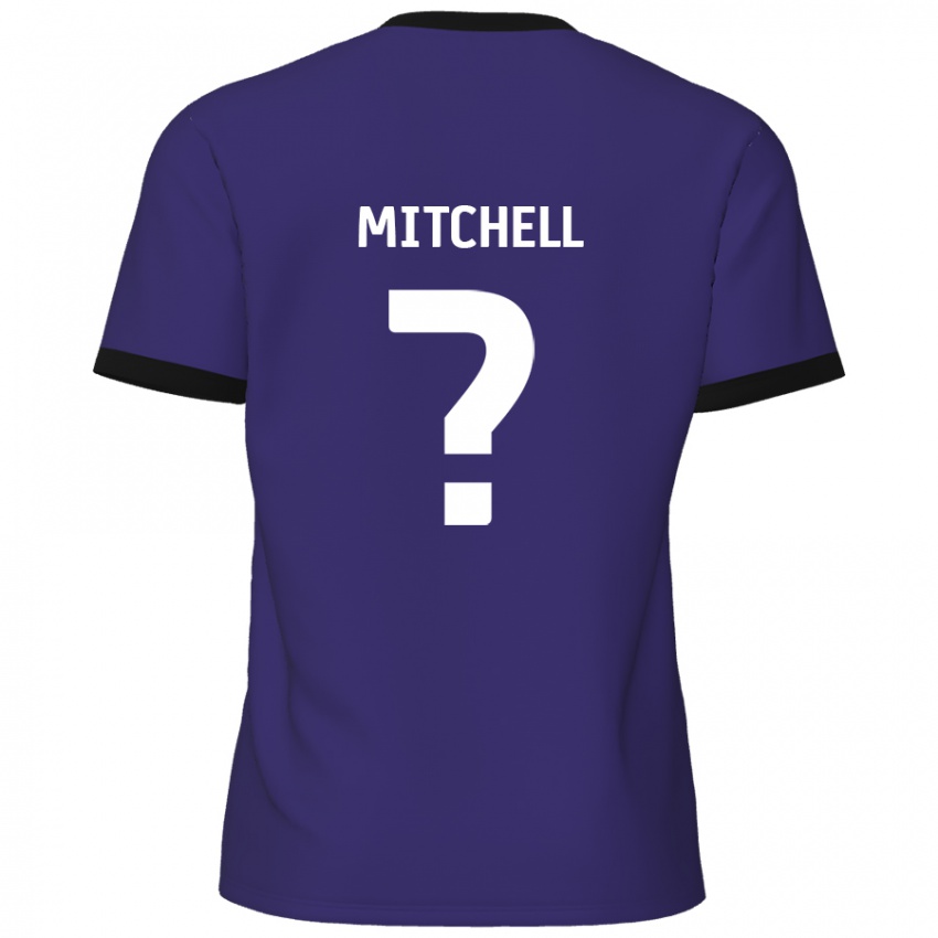 Niño Camiseta Rylee Mitchell #0 Púrpura 2ª Equipación 2024/25 La Camisa México