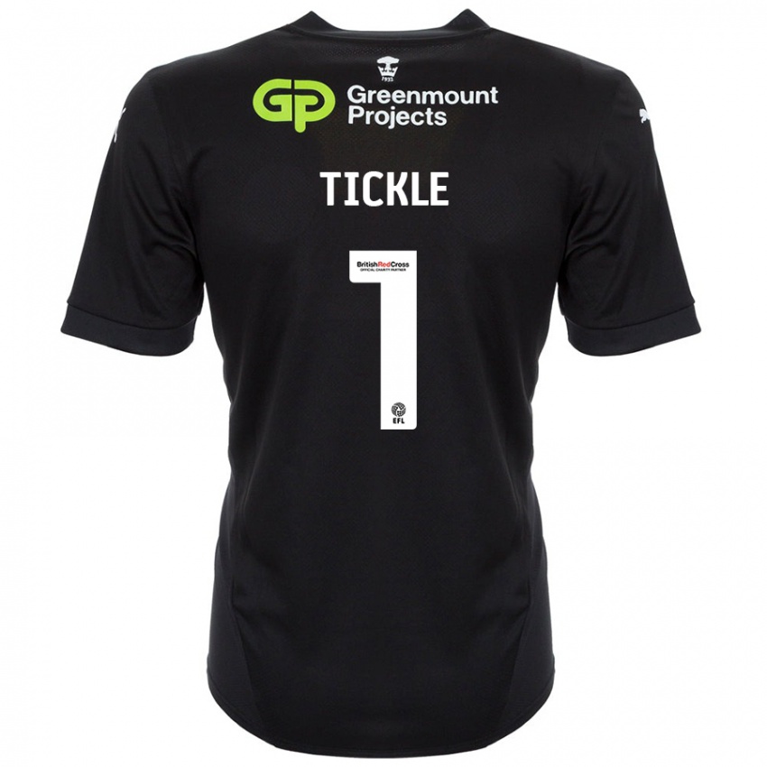 Niño Camiseta Sam Tickle #1 Negro 2ª Equipación 2024/25 La Camisa México