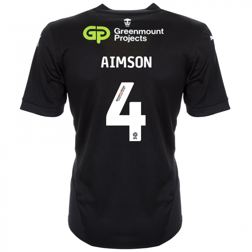 Niño Camiseta Will Aimson #4 Negro 2ª Equipación 2024/25 La Camisa México