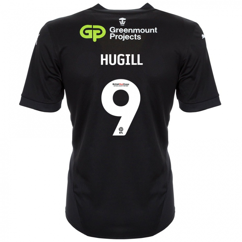 Niño Camiseta Joe Hugill #9 Negro 2ª Equipación 2024/25 La Camisa México