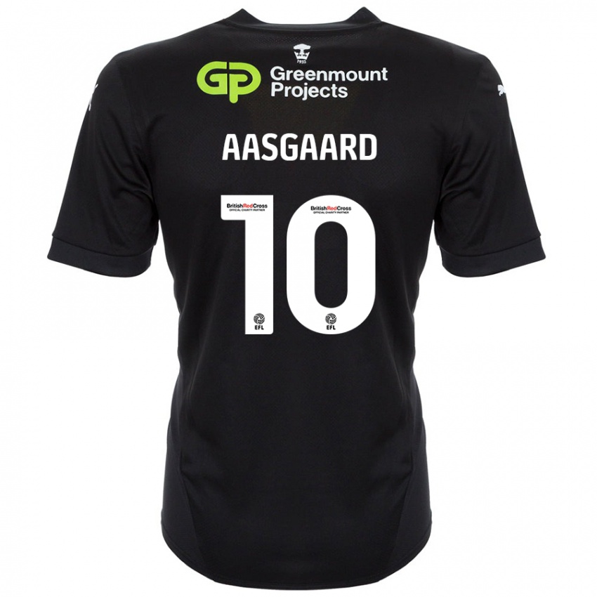 Niño Camiseta Thelo Aasgaard #10 Negro 2ª Equipación 2024/25 La Camisa México