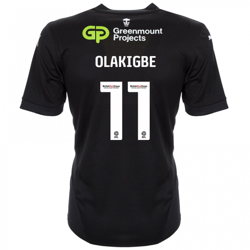 Niño Camiseta Michael Olakigbe #11 Negro 2ª Equipación 2024/25 La Camisa México