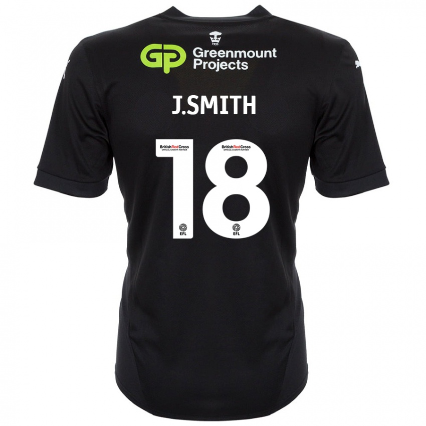 Niño Camiseta Jonny Smith #18 Negro 2ª Equipación 2024/25 La Camisa México