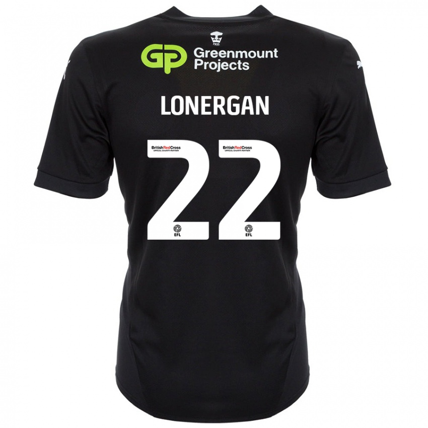 Niño Camiseta Andy Lonergan #22 Negro 2ª Equipación 2024/25 La Camisa México