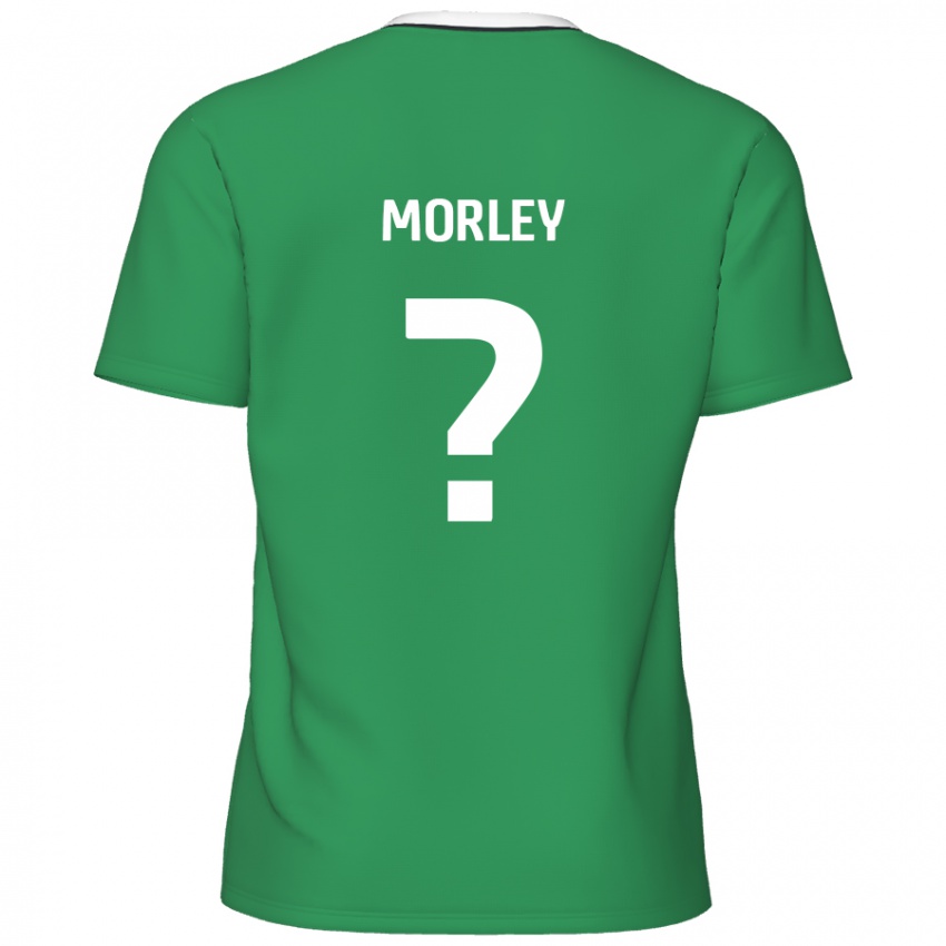 Niño Camiseta Aaron Morley #0 Verde Rayas Blancas 2ª Equipación 2024/25 La Camisa México