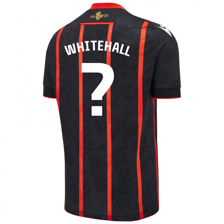 Niño Camiseta Isaac Whitehall #0 Negro Rojo 2ª Equipación 2024/25 La Camisa México