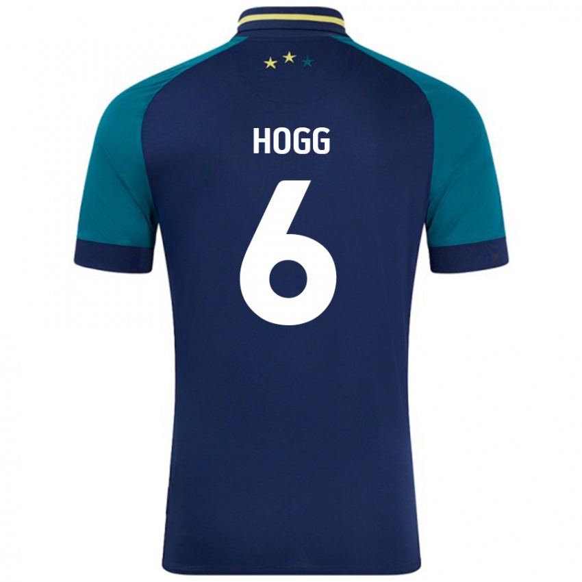 Niño Camiseta Jonathan Hogg #6 Azul Marino Verde Oscuro 2ª Equipación 2024/25 La Camisa México