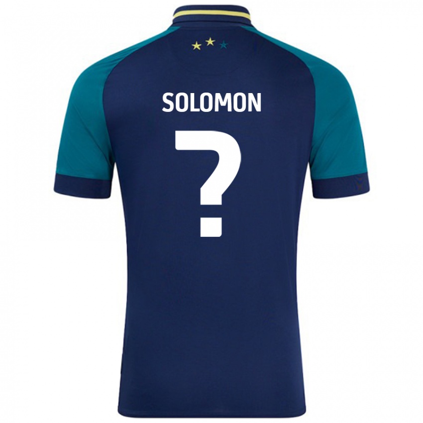 Niño Camiseta Eko Solomon #0 Azul Marino Verde Oscuro 2ª Equipación 2024/25 La Camisa México