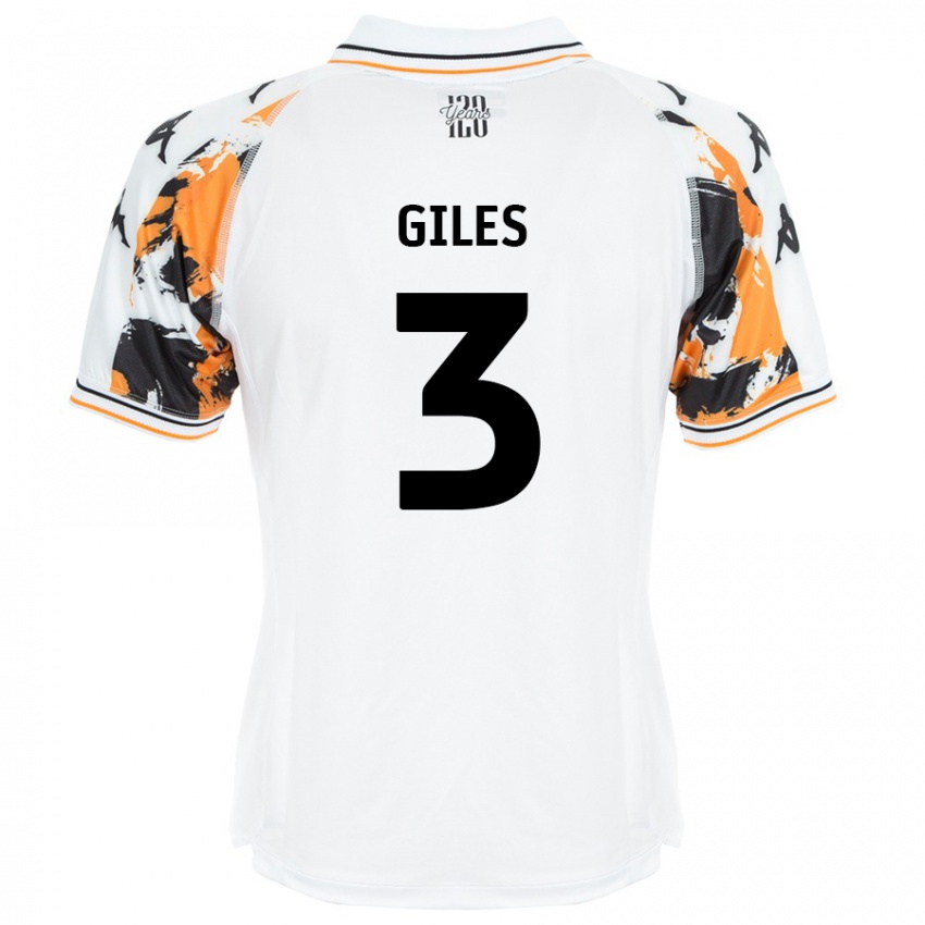 Niño Camiseta Ryan Giles #3 Blanco 2ª Equipación 2024/25 La Camisa México