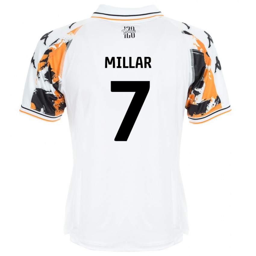 Niño Camiseta Liam Millar #7 Blanco 2ª Equipación 2024/25 La Camisa México