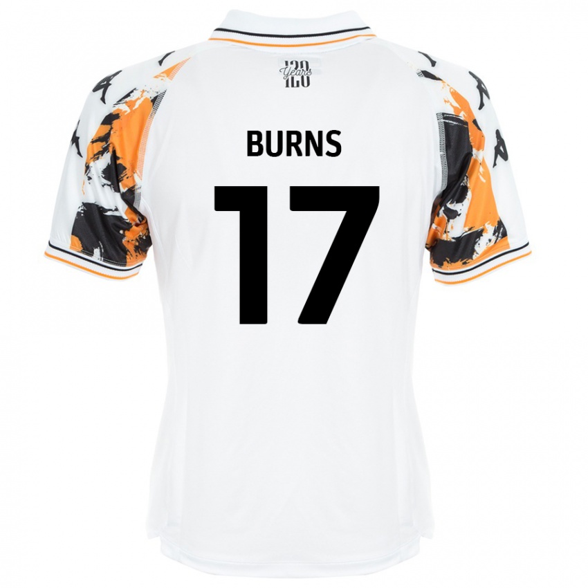 Niño Camiseta Finley Burns #17 Blanco 2ª Equipación 2024/25 La Camisa México