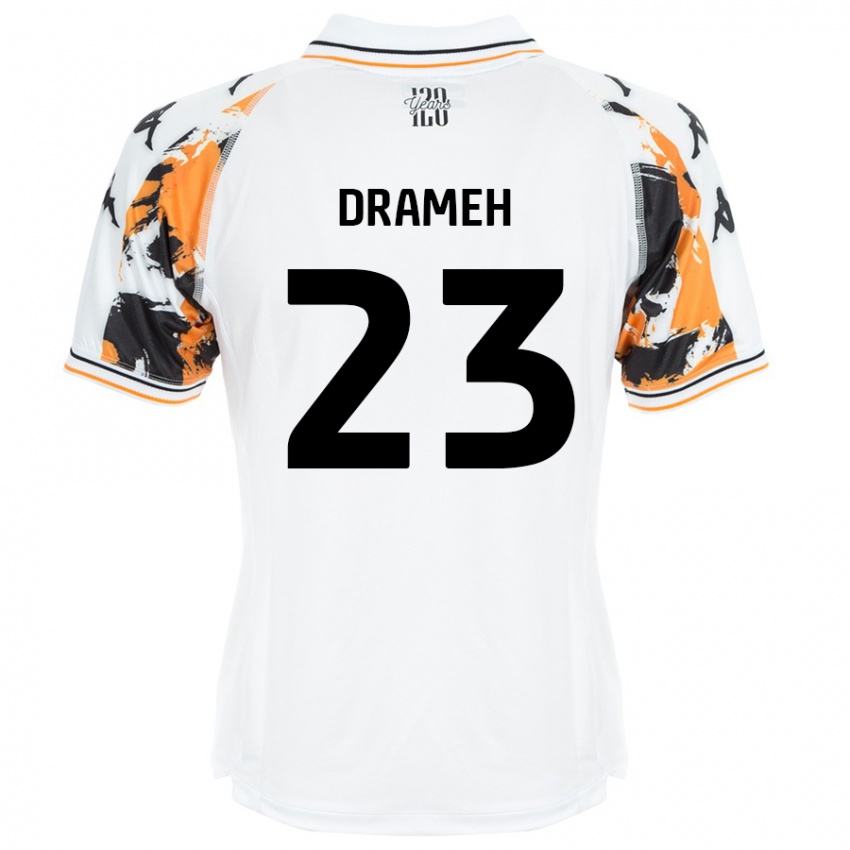 Niño Camiseta Cody Drameh #23 Blanco 2ª Equipación 2024/25 La Camisa México