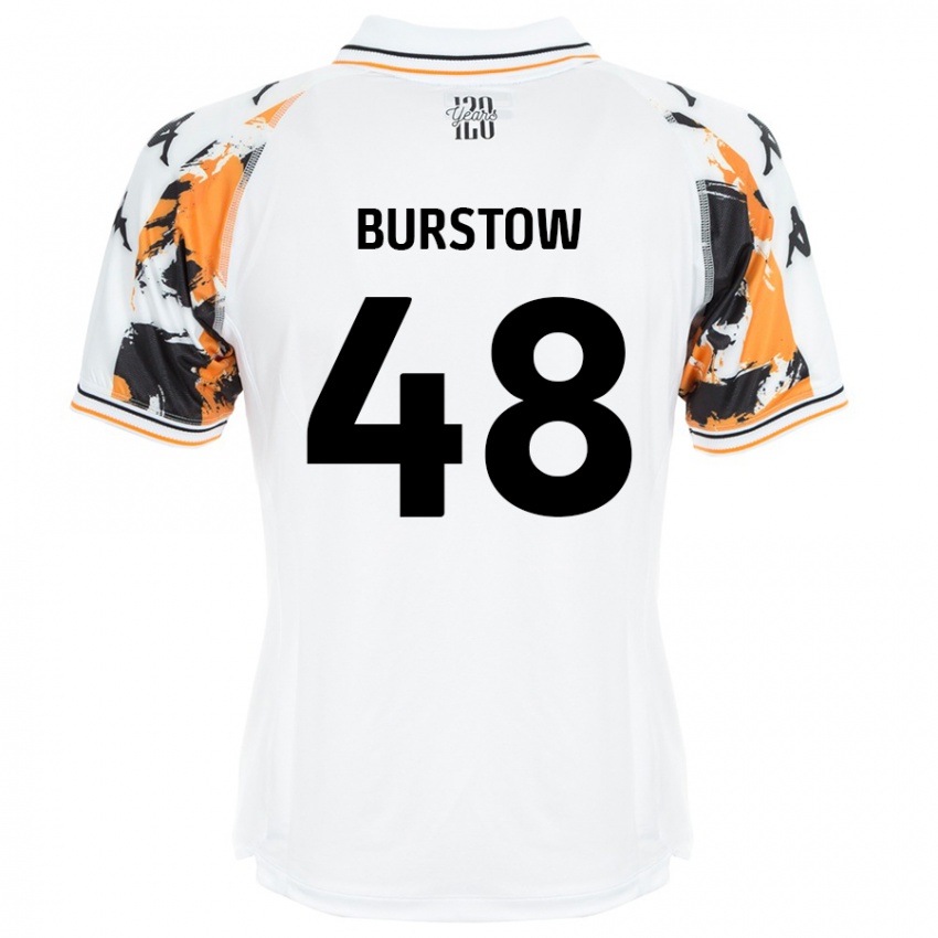 Niño Camiseta Mason Burstow #48 Blanco 2ª Equipación 2024/25 La Camisa México