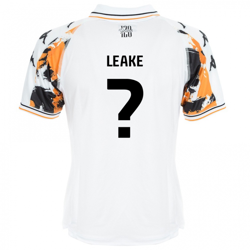 Niño Camiseta Jake Leake #0 Blanco 2ª Equipación 2024/25 La Camisa México