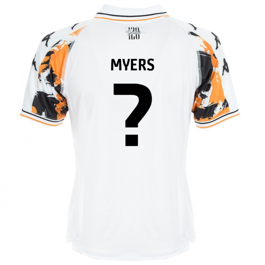 Niño Camiseta Zane Myers #0 Blanco 2ª Equipación 2024/25 La Camisa México