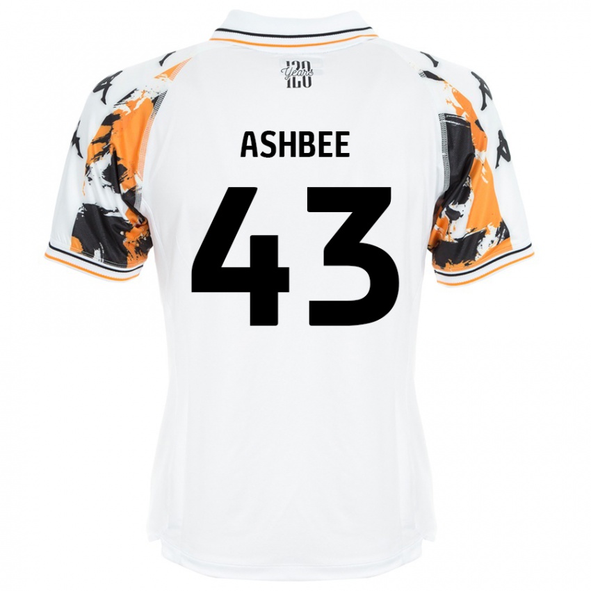 Niño Camiseta Stanley Ashbee #43 Blanco 2ª Equipación 2024/25 La Camisa México