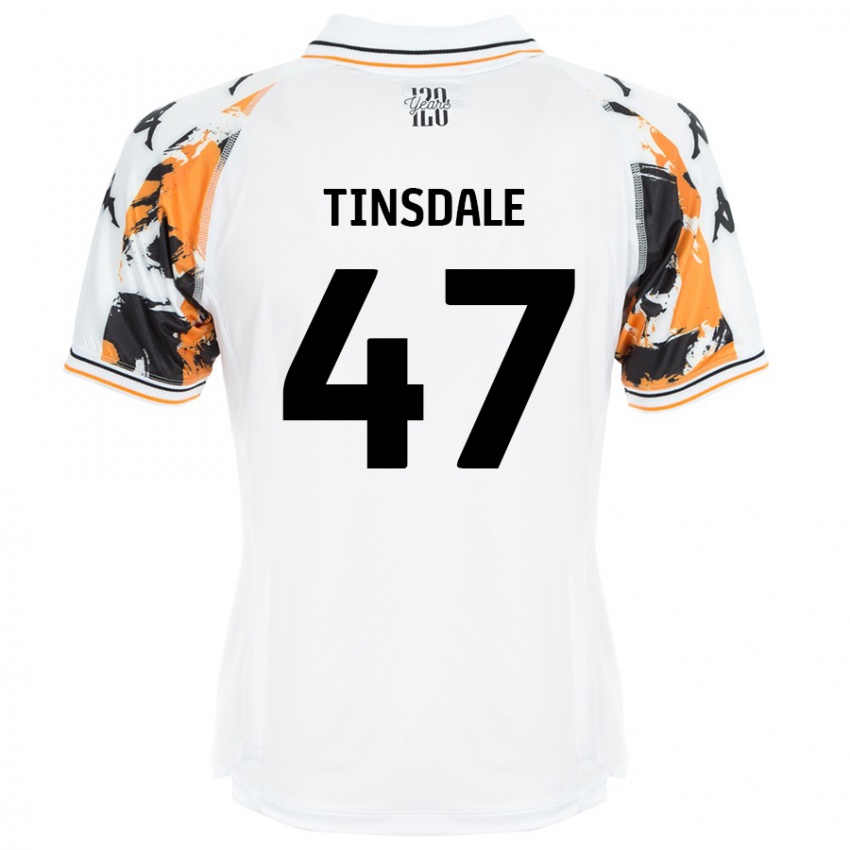 Niño Camiseta Nathan Tinsdale #47 Blanco 2ª Equipación 2024/25 La Camisa México